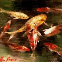 魚問  41x31.5cm 2014-大美無言藝術空間